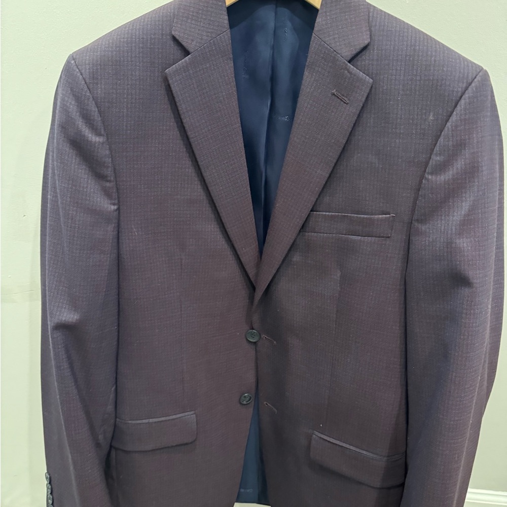 Calvin Klein burgundy blazer size 36R